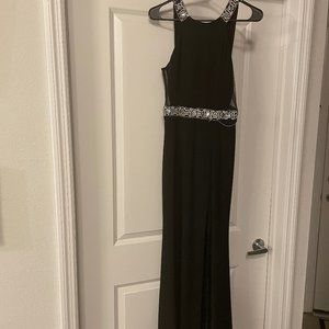 Black Rhinetone Dress